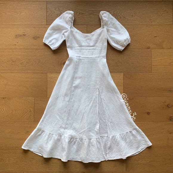 ❌[SOLD]❌Reformation Belgium Dress || White - Picture 4 of 16